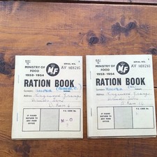Ration books 1953 for sale  BROMSGROVE