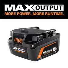 18v ridgid 6.0 for sale  Montclair