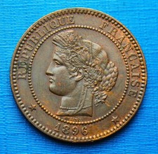 Centimes cérès 1896 d'occasion  Gan