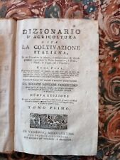 Ronconi Agriculture Dictionary 1783 Cultivation Vine Olive Gardening Wine comprar usado  Enviando para Brazil