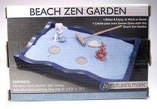Kit de jardim Nature's Mark mini zen para mesa com ancinho areia azul miniatura sereia comprar usado  Enviando para Brazil