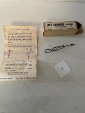Armadilha de gancho de peixe rara vintage leve impressionante com caixa original e papéis 4, usado comprar usado  Enviando para Brazil