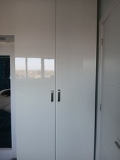 Ikea wardrobe doors.white for sale  LIVERPOOL