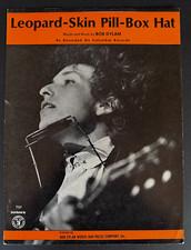 Usado, Chapéu Bob Dylan pele de leopardo caixa de pílulas folha de música comprar usado  Enviando para Brazil