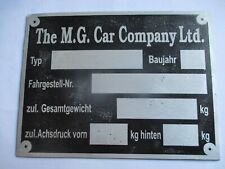 Typenschild mga car gebraucht kaufen  Deutschland