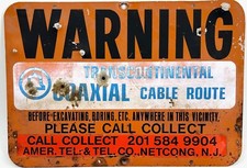 Vintage 1960 warning for sale  Saratoga Springs