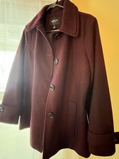 Burgundy london fog for sale  Mercersburg