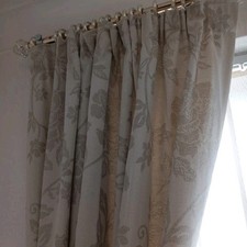 Curtains jacquard damask for sale  WARRINGTON