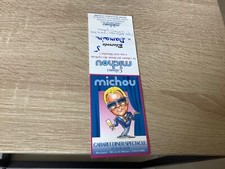 Michou carte cabaret d'occasion  Eyguières