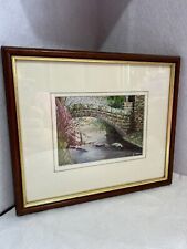 Vintage watercolour painting for sale  GLOSSOP