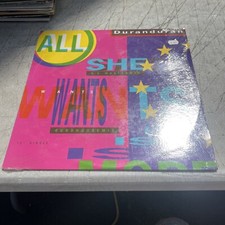 DURAN DURAN / All She Wants Is 0472] NM In Shrink LP vinyl comprar usado  Enviando para Brazil