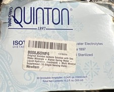 Quinton isotonic ampoules d'occasion  Expédié en Belgium