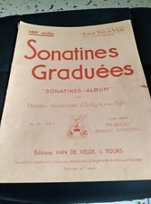 Partition piano sonatines d'occasion  Rue