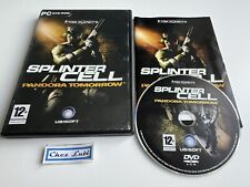 Tom Clancy’s Splinter Cell Pandora Tomorrow - PC - FR - Avec Notice comprar usado Tom Clancy’s Splinter Cell Pandora Tomorrow - PC - FR - Avec Notice comprar usado  Enviando para Brazil