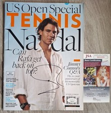 Revista de tênis assinada por Rafael Nadal *JSA CERTIFICADO DE AUTENTICIDADE * RAFA US Open Special comprar usado  Enviando para Brazil