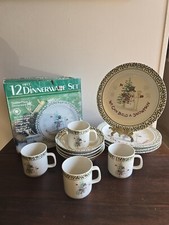 Vtg 12pc dinnerware for sale  Speedwell