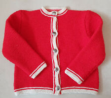 Selbstgestrickte jacke rot gebraucht kaufen  Sulzbach
