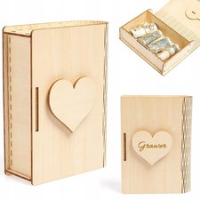 Używany, PUDEŁKO PREZENT NA PIENIĄDZE DREWNIANE DLA NIEJ na sprzedaż Używany, PUDEŁKO PREZENT NA PIENIĄDZE DREWNIANE DLA NIEJ na sprzedaż  PL
