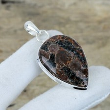 Pendente In Giada Di Osso Di Dinosauro In Argento Sterling 925 Boho Per Amore comprar usado  Enviando para Brazil
