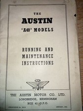 Austin a40 running for sale  MAIDSTONE