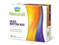 NATURELL SILICA BIOTYNA Max 60 tabl. włosy skóra paznokcie hair nails skin na sprzedaż  PL