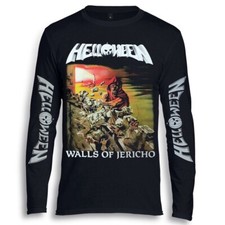 Camiseta preta manga longa Helloween - Walls Of Jericho Judas Priest comprar usado  Enviando para Brazil