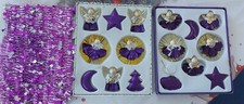 Weihnachtsbaumschmuck lila ver gebraucht kaufen  Schlangenbad