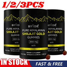 1-3X Pure Himalayan Shilajit Gold Gummies  60 Gummies, usado comprar usado  Enviando para Brazil