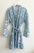 kimono dressing gown cotton for sale  COWES