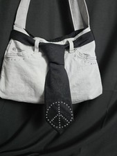Upcycling jeanstasche umhänge gebraucht kaufen  Ansbach