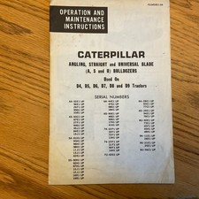 Cat caterpillar operation for sale  Sugar Grove