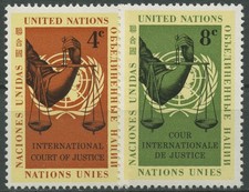 UNO New York 1961 Internationaler Gerichtshof Den Haag 94/95 postfrisch comprar usado  Enviando para Brazil