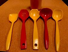 Utensilios de cocina Rosti amarillo limón y rojo raros con soporte para utensilios amarillo a juego segunda mano  Embacar hacia Mexico