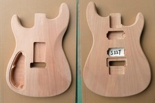 Corpo de guitarra elétrica inacabado madeira mogno faça você mesmo estilo ST corpo de porca de bloqueio comprar usado  Enviando para Brazil