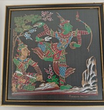 Thai silk screen for sale  RUGBY
