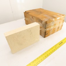BNZ PA-26 No. 2 cunha isolante tijolo fogo 2600° 13,5 x 9 x 3-2,5" caixa de 8, usado comprar usado  Enviando para Brazil