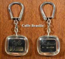 Cafés Brasilia, porte-clefs inclusion gravé « La Marque de qualité » comprar usado  Enviando para Brazil