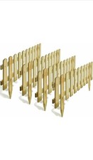 4pcs wooden picket for sale  GLASGOW