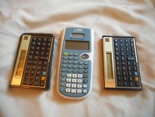 3 calculadoras Texas Instrument - Duas calculadoras financeiras HP 12C e TI-30XS multiv comprar usado  Enviando para Brazil