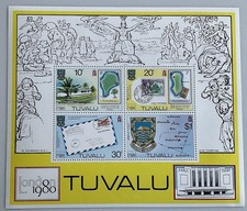 Tuvalu stamps minisheet for sale  WORCESTER