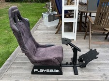 Alcantara black playseat for sale  COBHAM