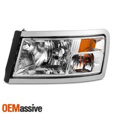 Conjunto de faróis tipo halogênio cromado esquerdo para Dodge Dakota Pickup 2008-2011 comprar usado  Enviando para Brazil
