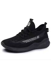 Black mens trainers for sale  HALESOWEN