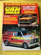 VINTAGE 1001 TRUCK AND VAN IDEAS MAGAZINE - AUG 1977 - 4X4 MINI TRUCK CONERSIONS comprar usado  Enviando para Brazil