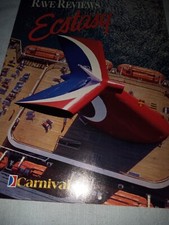Folheto Carnival Cruise Line Ecstasy Rave Reviews comprar usado  Enviando para Brazil