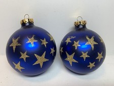 Christmas ornaments blue for sale  Halifax