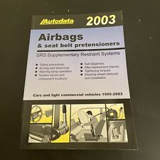 Autodata 2003 airbags for sale  BRIDLINGTON