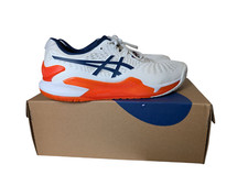 Tênis Asics Gel Resolution 9 branco/azul expansão, masculino tamanho 9,5 EUA com caixa comprar usado  Enviando para Brazil
