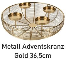 Metall adventskranz gold gebraucht kaufen  Uelzen