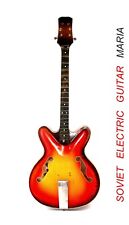 Guitarra elétrica soviética vintage baixo semi-acústico MARIYA - 6 cordas  comprar usado  Enviando para Brazil